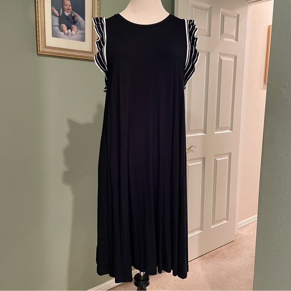 EUC Loft Knit Shift Dress Size L (Tall)